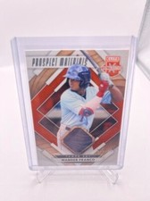 2020 Panini Elite Extra Edition Prospect Materials Orange /199 Wander Franco RC