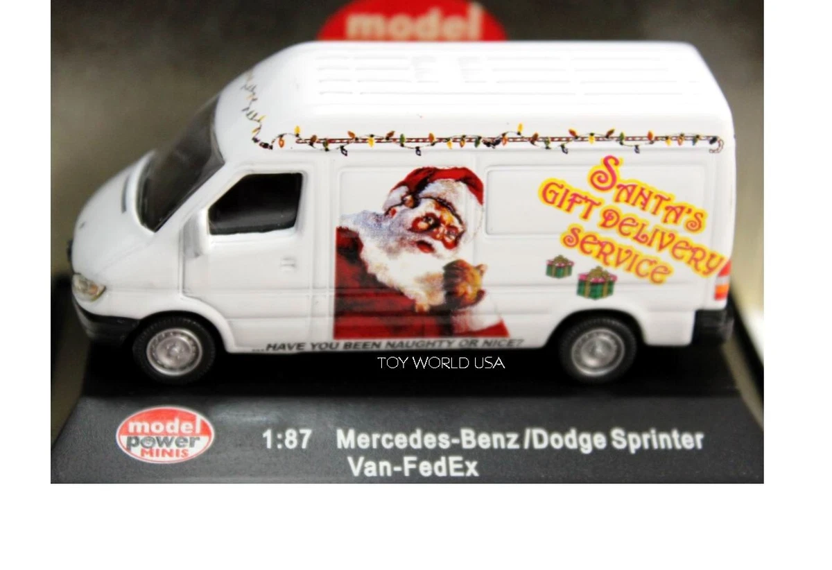 Model Power Minis Mercedes Benz Dodge Sprinter Van FedEx Exclusive