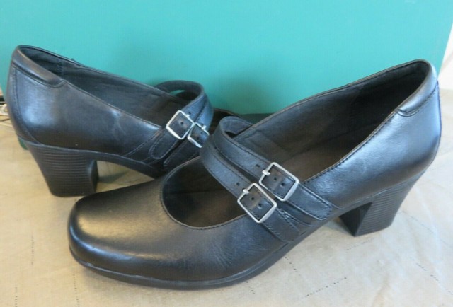 clarks black mary janes