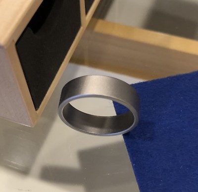Niessing Ring 7 mm Band - Stainless Steel - Size 12