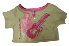 Build A Bear Workshop Yellow Pink Hannah Montana Shirt