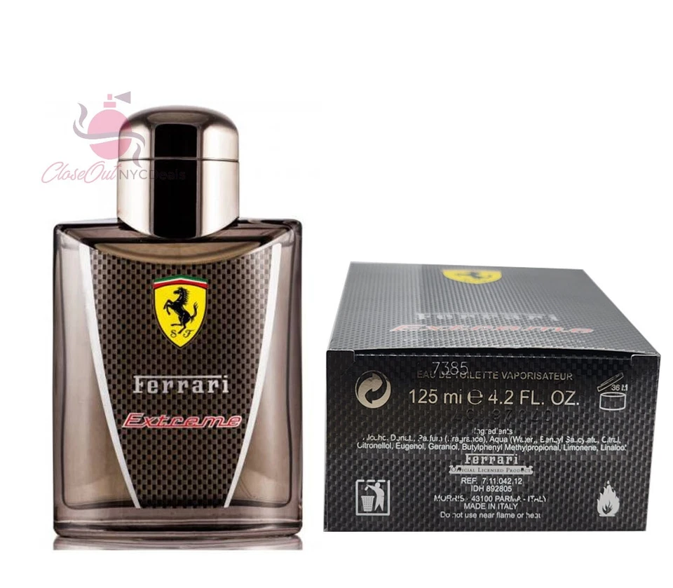 Ferrari Extreme Colonia para Hombres 4.2 OZ / 125 ml EDT Spray - DE COLECCIÓN - RARO Foto 2 de 3