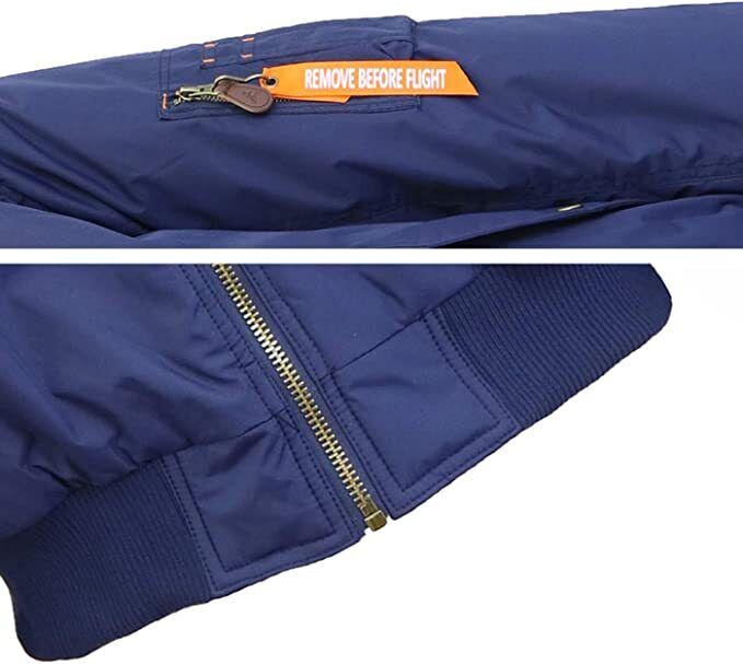 Mens Heavy Weight MA-1 Flight Bomber Jacket Full Zip Mens Heavy Weight MA-1 Flight Bomber Jacket Full Zip