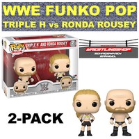 Funko Pop Wwe Ronda Rousey Vs Triple H Wrestling Figur - 2 Serie Elite Basic Hhh