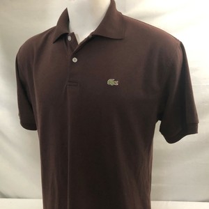 polo marron hombre
