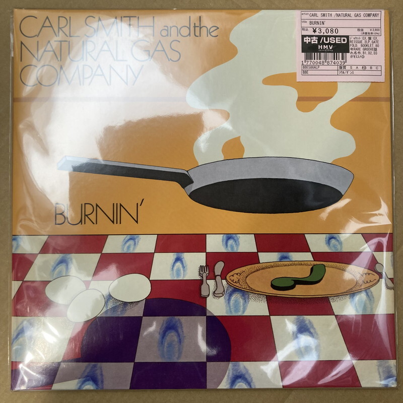 英2LP Carl Smith And The Natural Gas Burnin BBE586ALP BBE /00520 Carl Smith / Natural Gas Company/Burnin' BBE586ALP Used LP