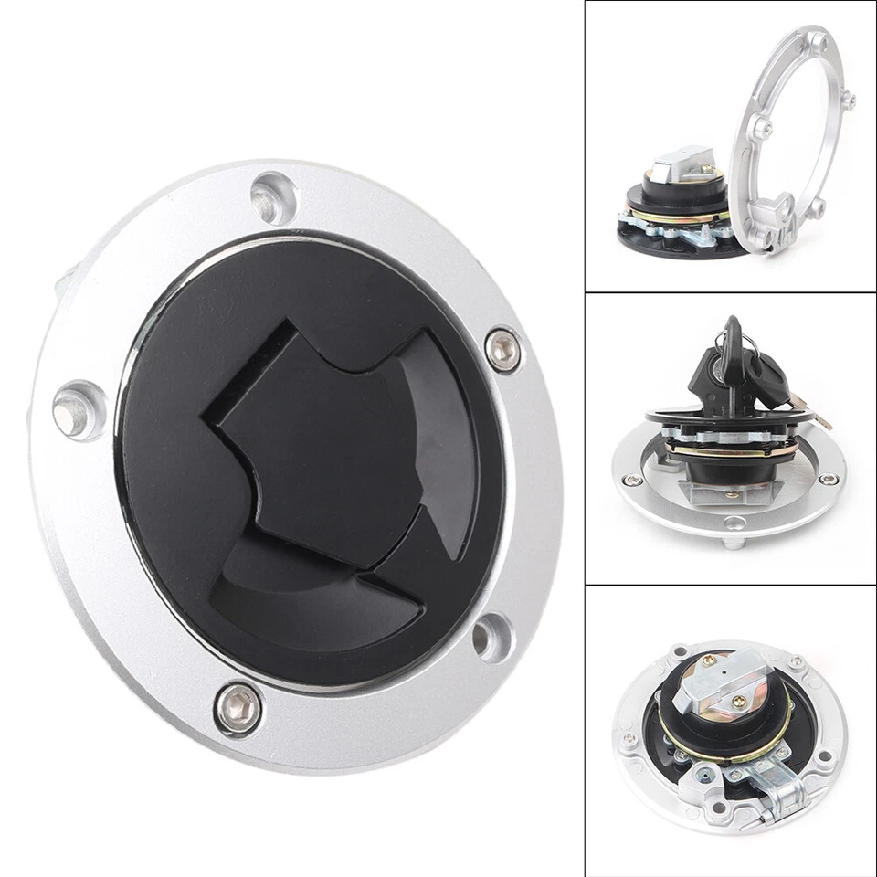 Fuel Gas Tank Cap for Kawasaki Ninja ZX6R ZX10R ZX14 ZX14R,Versys 650,Z1000 - Image 4 of 4
