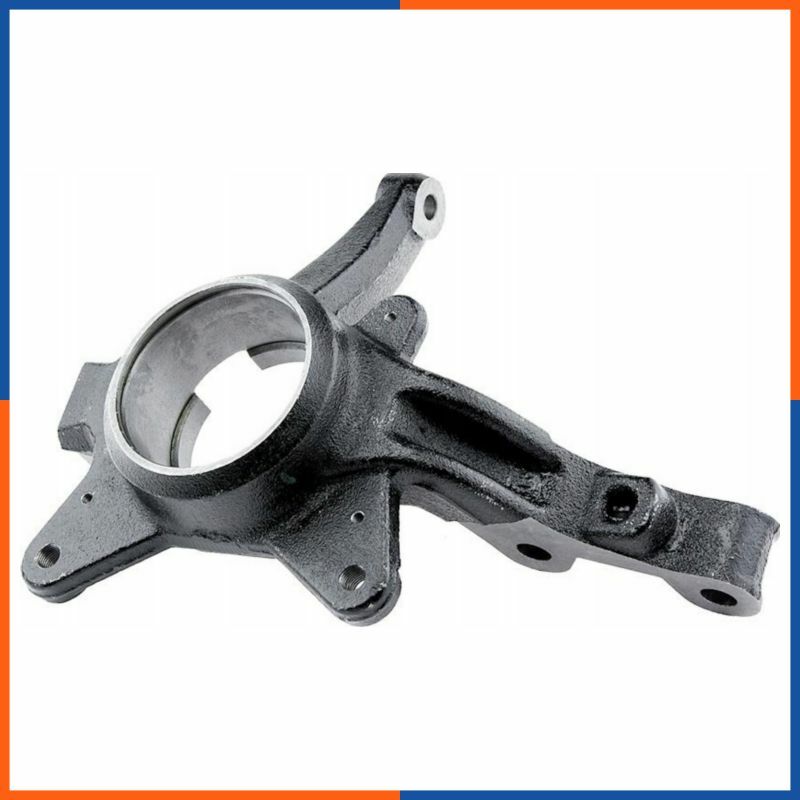 Fusée d'essieu de suspension droite en acier forgé anti-vibration pour Renault Clio