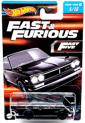 Hot Wheels Fast & Furious Serie 3 car 1971 Nissan Skyline H/T 2000 GT-R  5/10