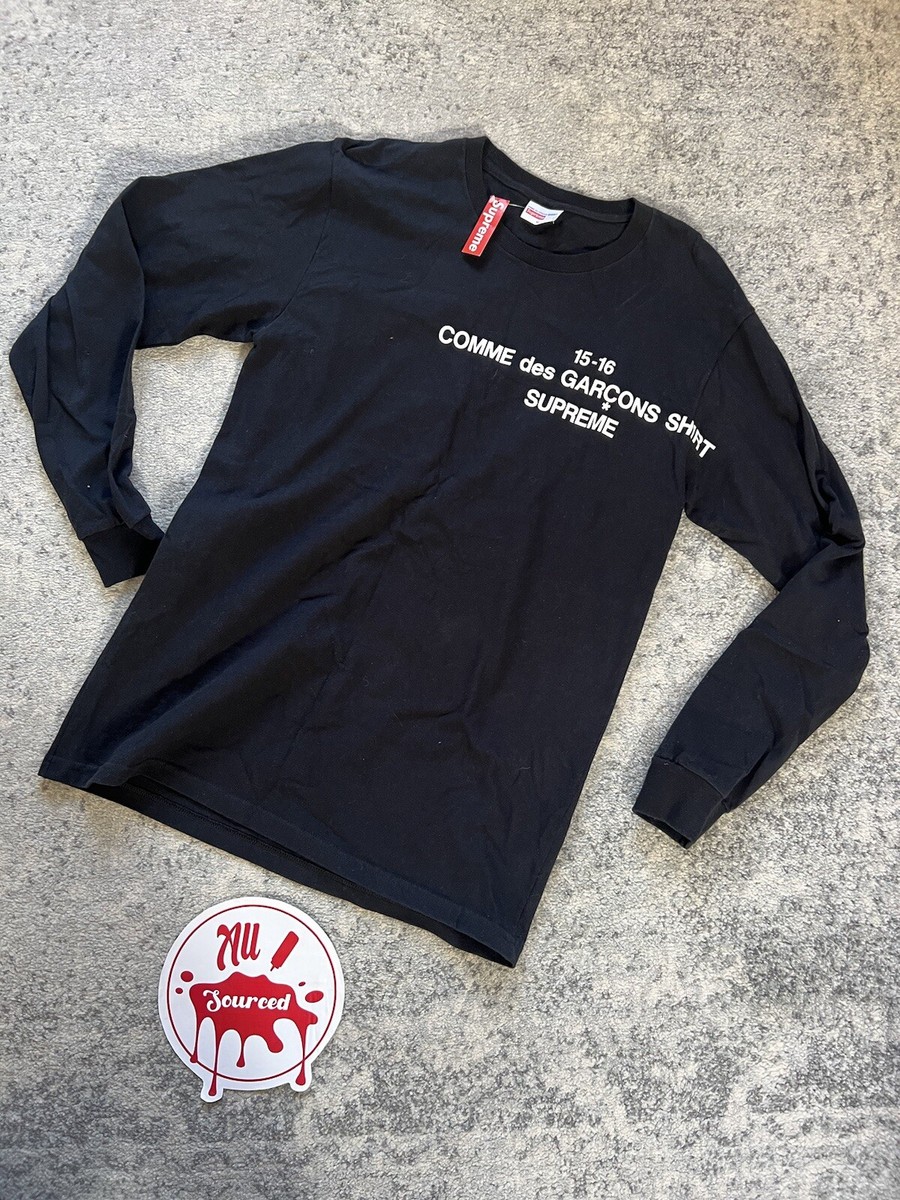 Supreme x Comme Des Garçons CDG FW15 Long Sleeve T Shirt Supreme x Comme Des Garçons CDG FW15 Long Sleeve T Shirt