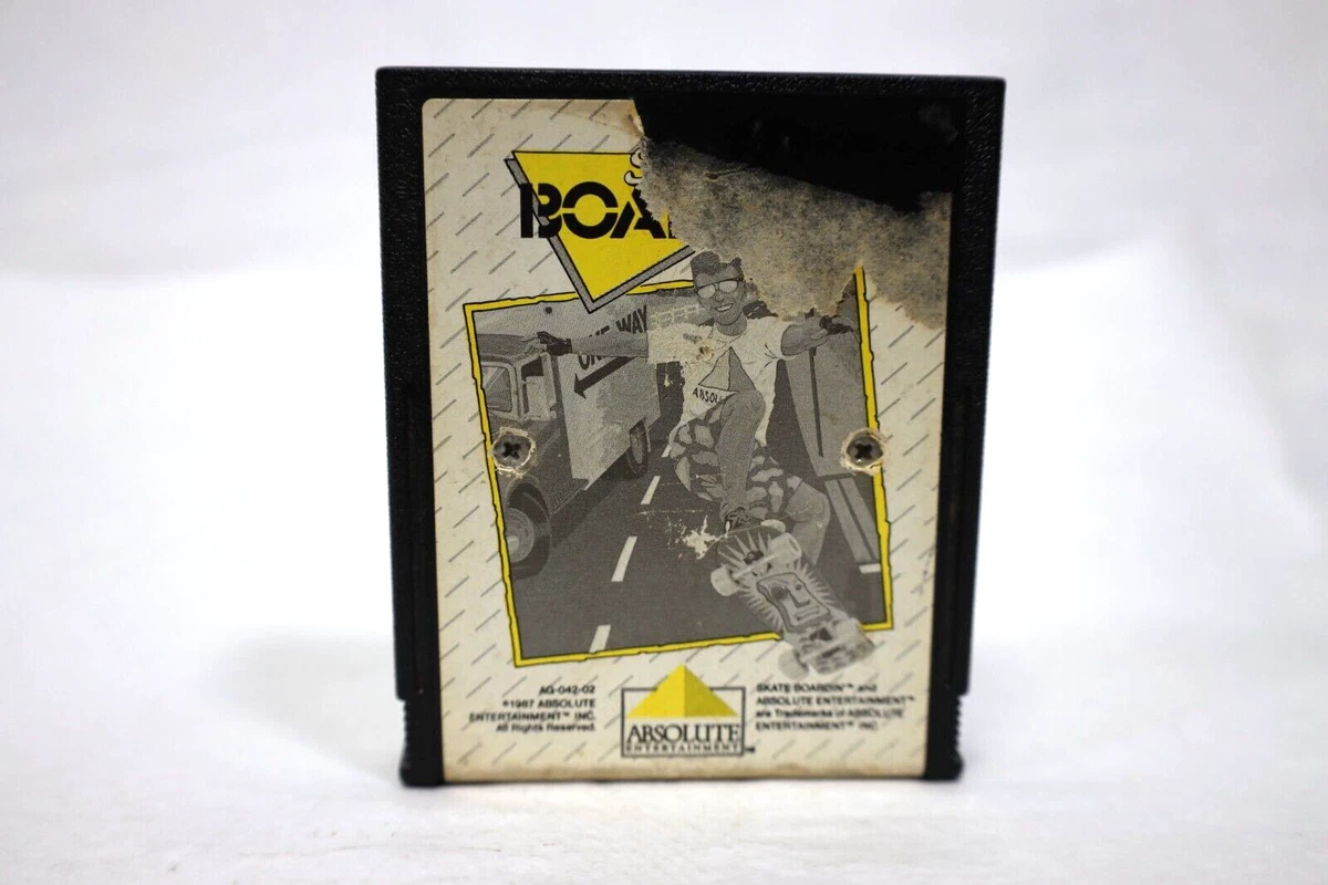 Skate Boardin' A Radical Adventure (Atari 2600, 1987) - Tested Working