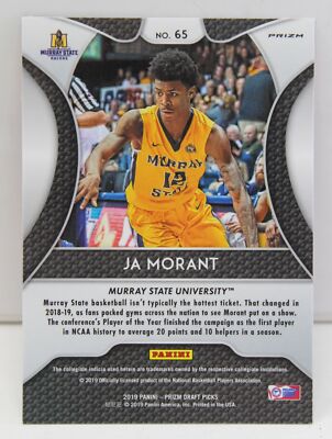 大活躍中！ RC！ Ja Morant 2019-20 Panini Donruss Optic ルーキー