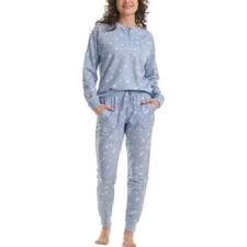 Splendid Ladies' 2-piece Lounge Set, Blue(Star), M,  L- New With Tag