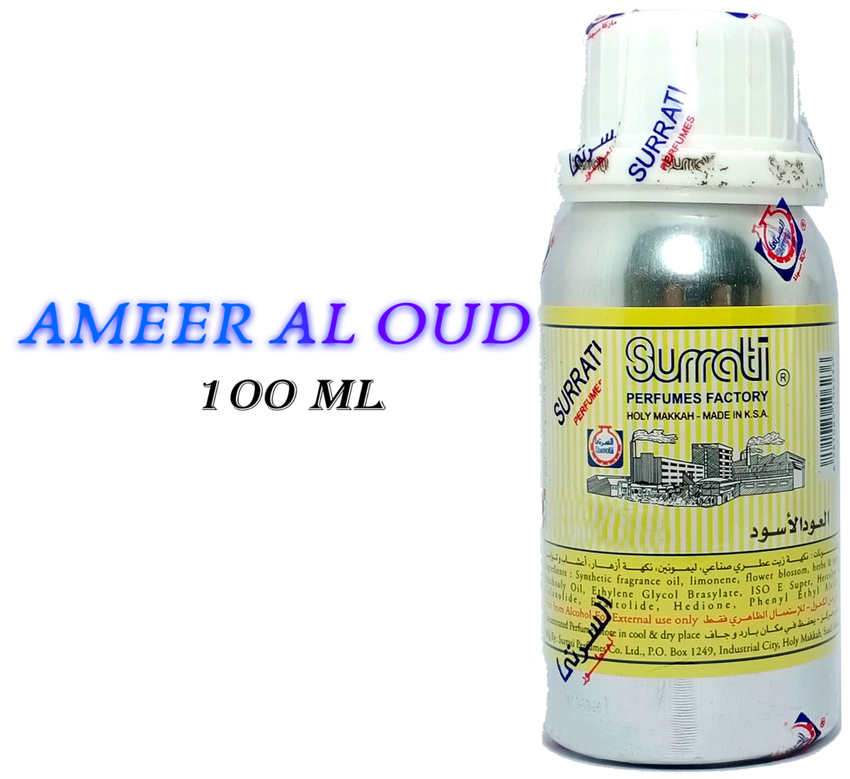 Ameer Al Oud Surrati concentrated Perfume oil ,100 ml packed