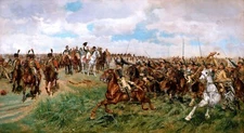 1807, Friedland Painting by Ernest Meissonier Reproduction