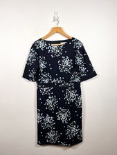 Phase Eight Dress 14 Blue Floral Party Evening Wedding Formal Smart Occasion