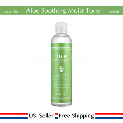 Secret key тоник для лица с экстрактом алоэ увлажняющий Aloe soothing moist toner 248мл (8809305993190)