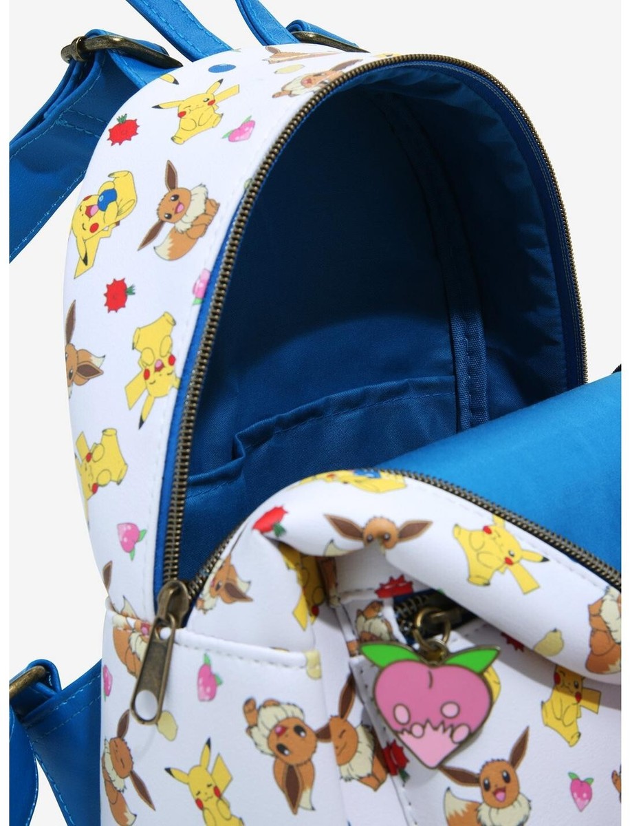 Loungefly Pokemon Eevee & Pikachu Berry Mini Backpack New With Tags Loungefly Pokemon Eevee & Pikachu Berry Mini Backpack New  main image 2