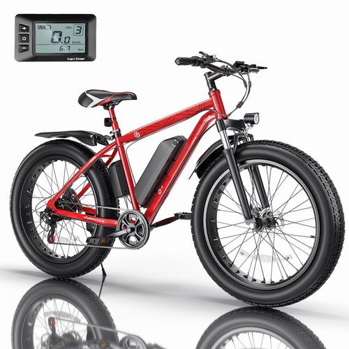500W Electric Bike for Adult 20"/26'' Commuter Ebike 25MPH City Mountain Bicycle - Picture 25 of 75