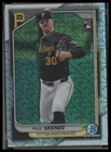 2024 Bowman Chrome #31 Paul Skenes Mojo Refractors PSA 8 Rookie RC Pirates