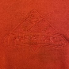 Vintage Golf Sweatshirt Pheasant Ridge Red Size XL Made In USA