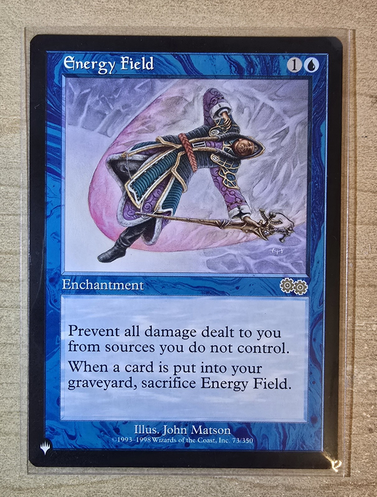 Energy Field (Urza's Saga)[The List/Mystery Booster] NM MTG