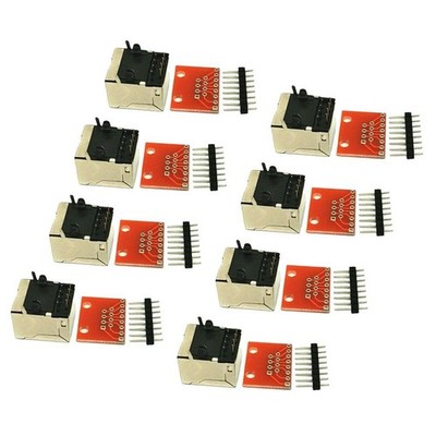 8-teiliges Steckverbinder-PCB- Und Breakout-Board-Kit Überprüfen Sie, Ob