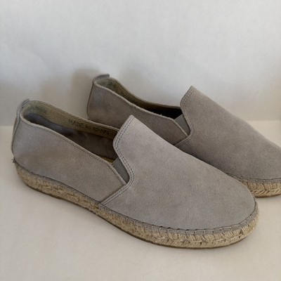 Fabiolas Espadrilles Gray Suede Leather Women s Size 39 US 8.5 Made In Spain