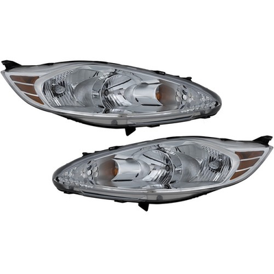 #ad #ad Left amp; Right Headlights For Ford Fiesta 2011 2013 Halogen w Bulb s S SE SEL SES $295.77