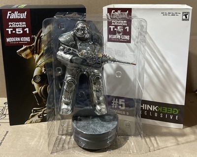 Fallout 4 Modern Icons #5   T-51 Power Armor 9'' Statue ThinkGeek Exclusive