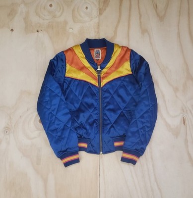 Classic Rock Couture Rising Sun Bomber Jacket Navy Women's Size S