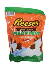 Reese’s Peanut Butter Mini Trees UnWrapped 20 Ounce Bag, Christmas Treat