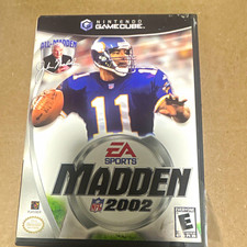 EA Sports Madden NFL 2002 (Nintendo GameCube, 2002) Complete w/ Manual - E