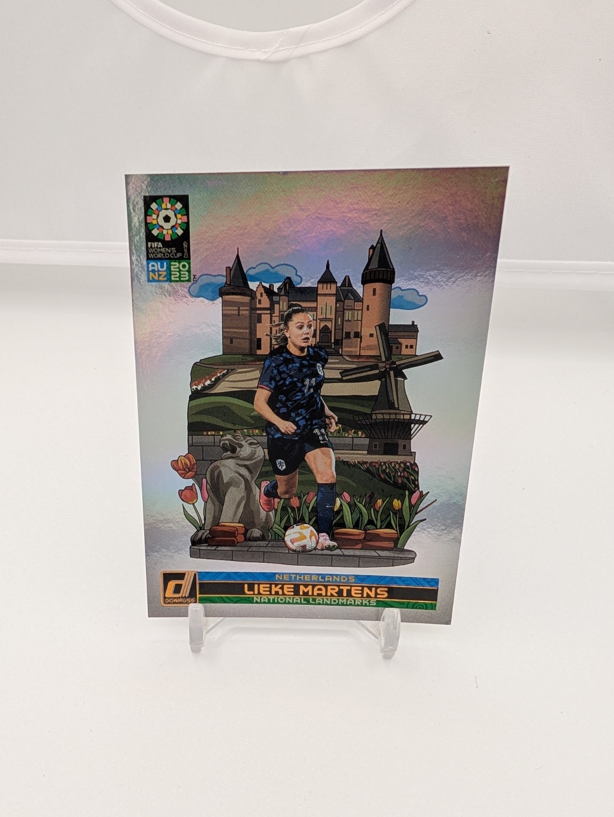 2023 Donruss Fifa World Cup Landmarks #11 Lieke Martens Read Damage SP ๐ฅ