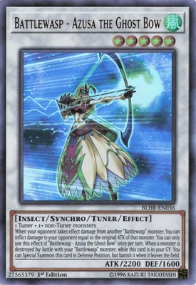Battlewasp - Azusa the Ghost Bow Ultra Rare BLHR-EN036 NM