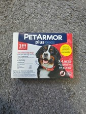 Pet Armor Plus Flea and Tick Treatment for X-Large Dogs - Pack of 3 Applications