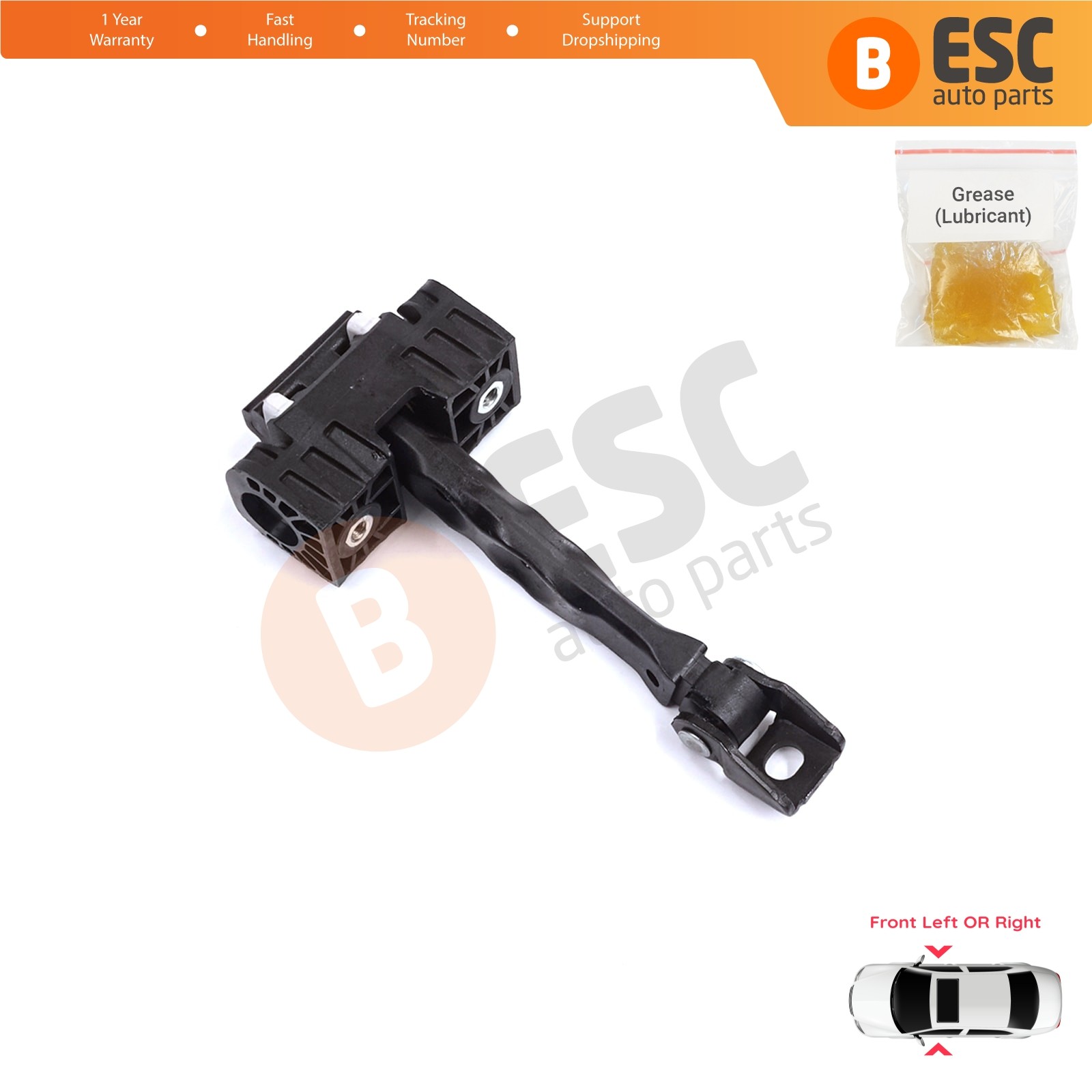 Front Door Stop Check Assy Limiter for Skoda Fabia MK2 Roomster 5J7 Praktik 5J