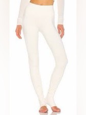 NWT ALO YOGA High Waist Goddess Legging in Pristine White Large
