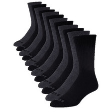 AND1 Men's Socks, Cushion Crew Socks, 12 Pack