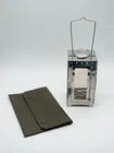 Original WWII Swiss Army Military Folding candle Lantern + WW2 Storm lamp ST.N.