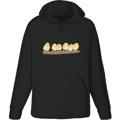 Hoodie / Kapuzenpullover ''Cute Chicks in a Row'' für Erwachsene (HO054623)