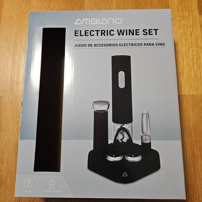 Ambiano Modern Electric Wine Opener Set