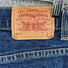 Vintage Levi's 512 Slim Fit Tapered Leg Y2K Womens Size 8 Petite M READ