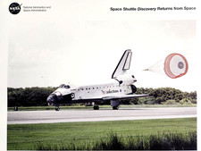 Space Shuttle Discovery NASA Space Vintage Print Fact Sheet 2000's