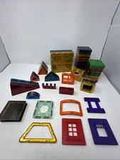 Magna Tiles Lot (120 pieces)Pieces Magnetic Creativity Building Toys