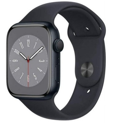Apple Watch Series 8 45mm Gps + Cellular Aluminum Midnight + Midnight Sport Band