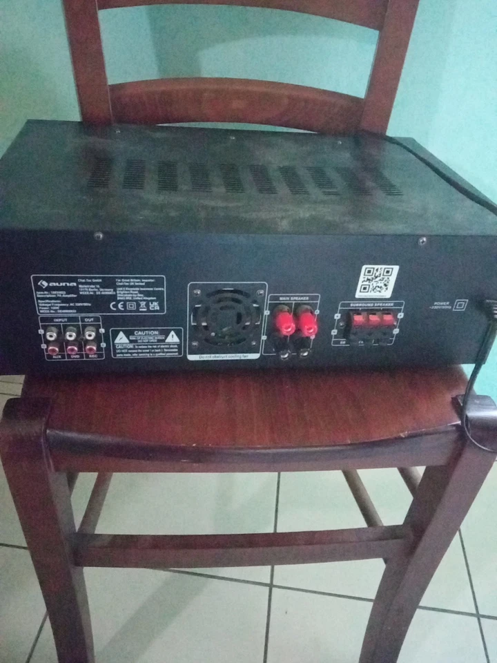 Amplificatore Auna colore nero , 150 Watt ,Surround Speaker - Immagine 3 di 3