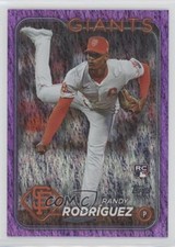 2024 Topps Update Purple Holo Foilboard 620/799 Randy Rodriguez Rodríguez 08z4