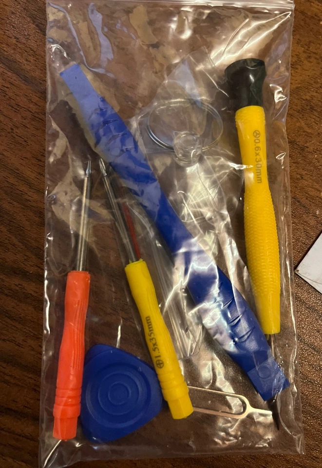 KITS 7 OUTILS DÉMONTAGE IPHONE 13 12 11 x xr xs 6S 6 6S+ 6+ SE 5S 5C 5 - Photo 1/1