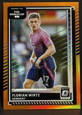 2025-26 Donruss Road To FIFA World Cup Germany Florian Wirtz Optic Orange /99